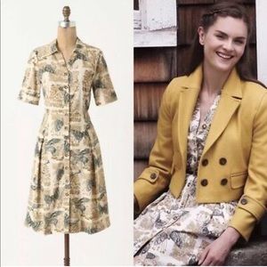 Anthropologie - Alary corduroy shirt dress